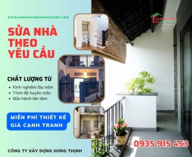 Dịch vụ sửa nhà theo yêu cầu tại Thành phố Hồ Chí Minh – giá rẻ uy tín năm 2024